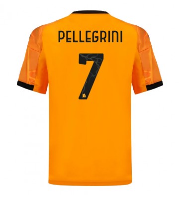 AS Roma Lorenzo Pellegrini #7 Bortatröja 2025-26 Kortärmad